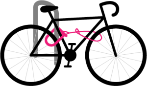 properly locked bike